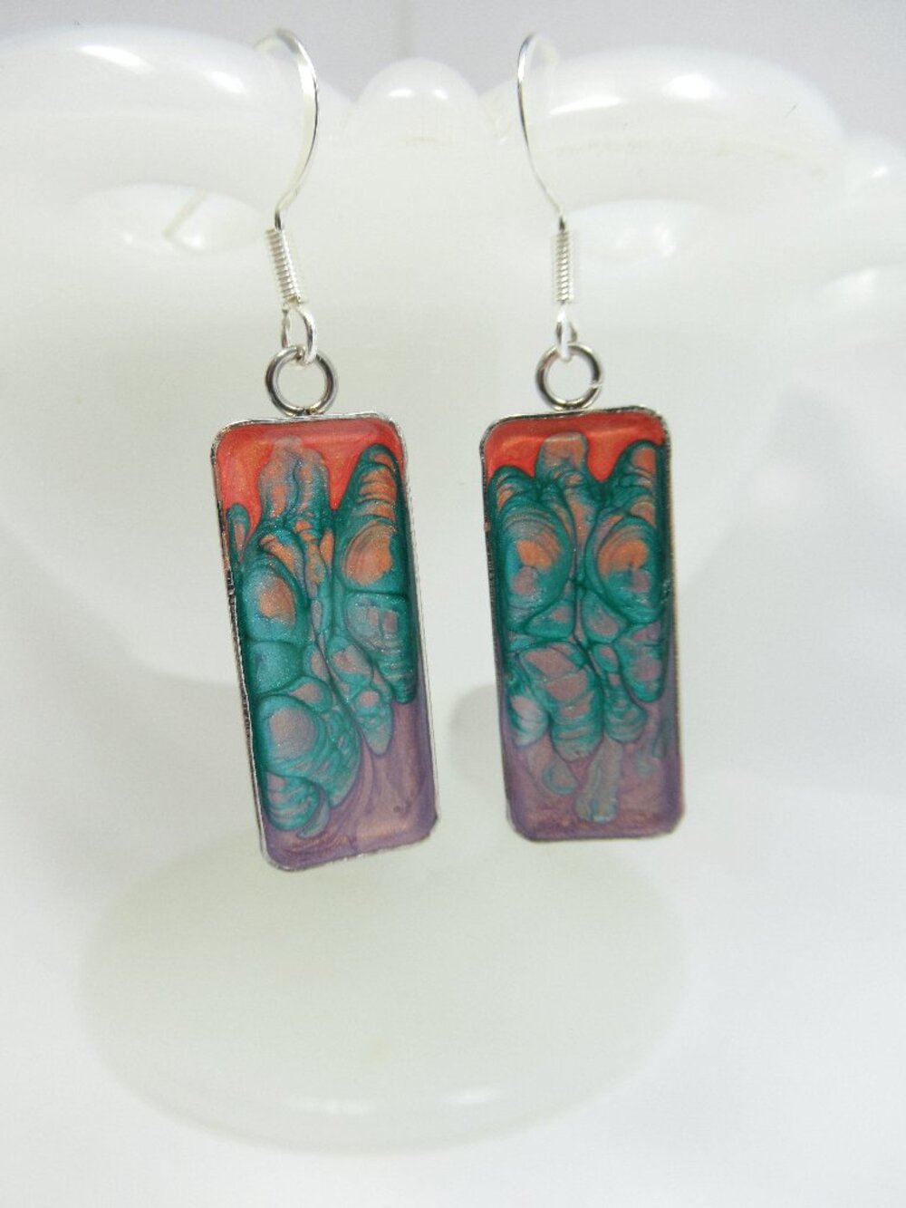 Pebeo Rectangle earrings